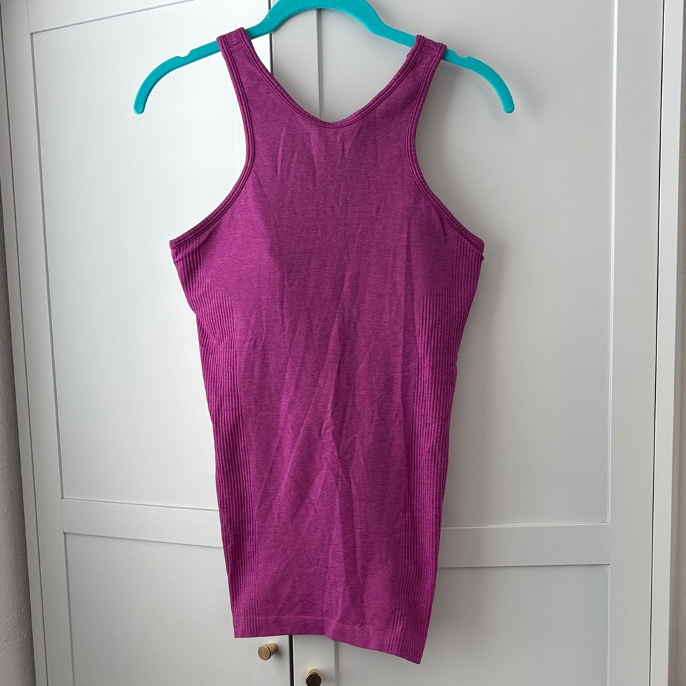 lululemon athletica Ribbed Racerback Tank - Magenta